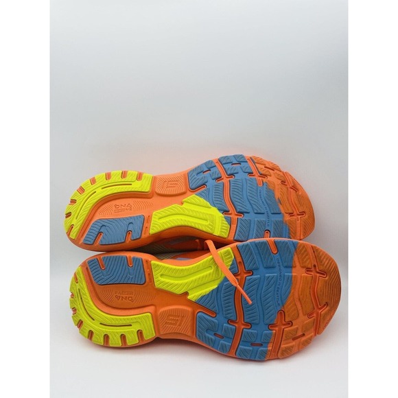 Brooks Ghost 15 Men’s Size 11 D Med Running Shoes Orange/blue/yellow 1103931D848 main image 11